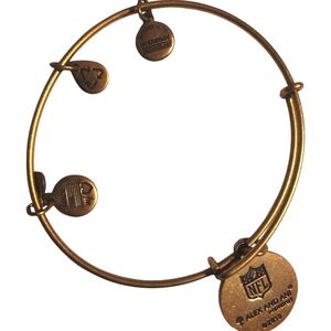 Alex and Ani Gold NFL Charm Bangle